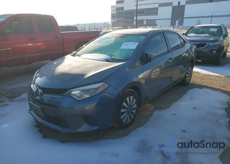 2015 Toyota Corolla L из США, поврежденный, VIN 5YFBURHE2FP179223